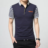 HEE GRAND 2017  Summer Men Short Sleeve Polo Shirt Men's Casual Comfortable Polos Men Camisa MTP421