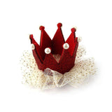 New    Girl Crown Pearl Princess Hair Clip Party Accessories Jecksion #LWN