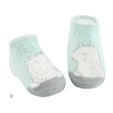 2017 Cute Baby Kids Boat Socks Cotton Non-slip Boys Girls Newborn Infant Bebe Cartoon Soft Floor Wear