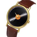 2016 New Fashion watches women Women Faux Leather Analog Quartz Wrist Watch  relojes mujer woman watch dames horloges #719