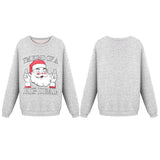 Women Christmas Print Long Sleeve Pullover Sweatshirt Blouse Shirt Clothes